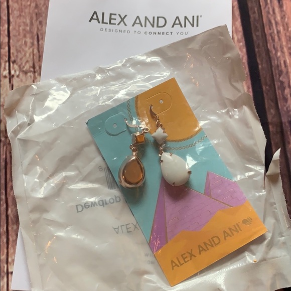 Alex and Ani drop earrings - Picture 2 of 3